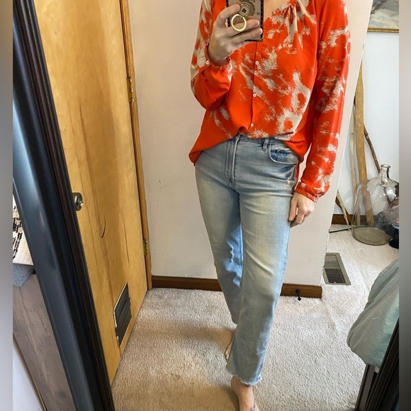 Anthropologie Yoana Baraschi Printed Loose Blouse - Picture 5 of 12